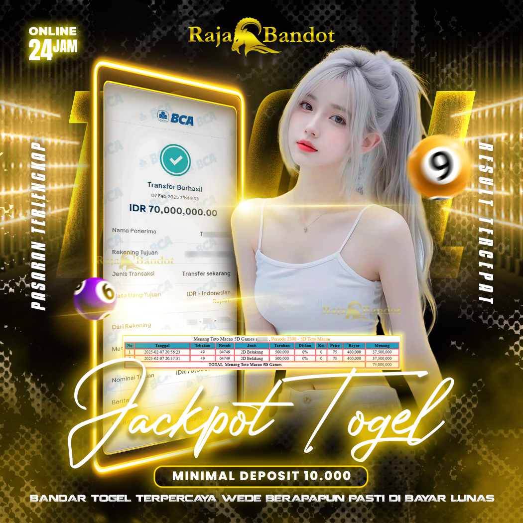 JackpotTogelðŸ’°Mainkan Togel Sekarang, Menangkan Jackpot, dan Bersiap Menjadi Jutawan!